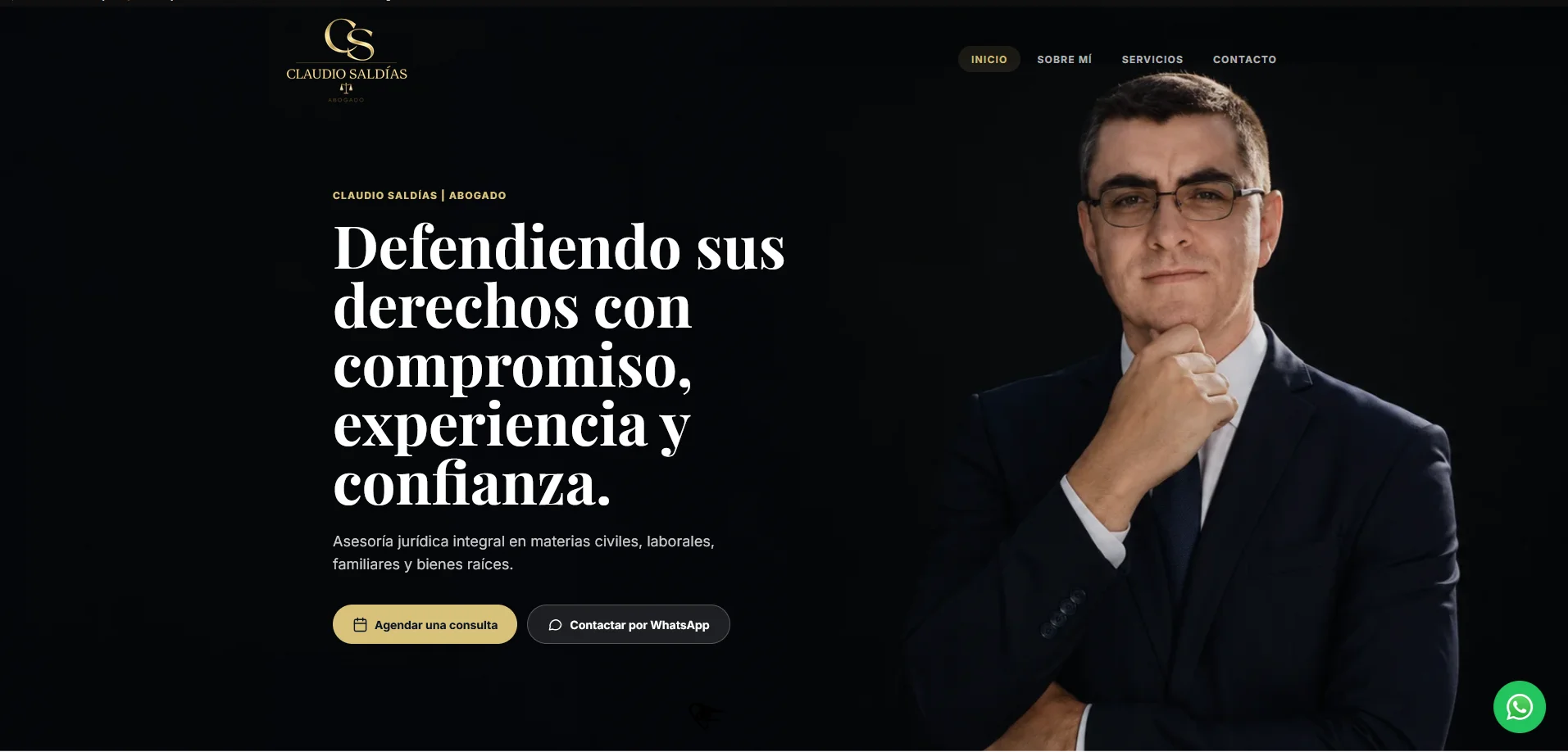 Abogado Claudio Saldias